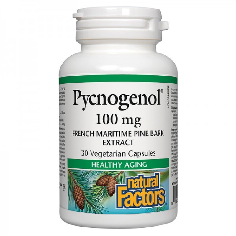 Pycnogenol 100 мг 30 веге капсули | Natural Factors