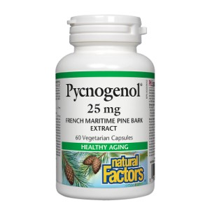 Pycnogenol 25 мг 60 веге капсули | Natural Factors