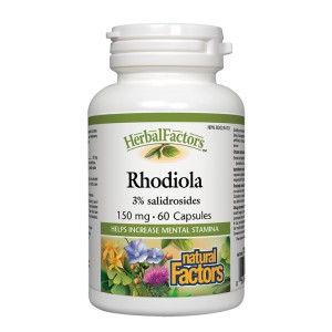 Rhodiola 150 мг 60 капсули | Natural Factors