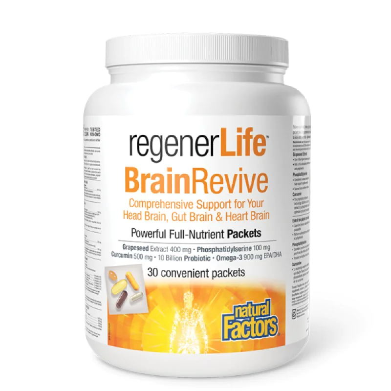 RеgenerLife BrainRevive 30 пакетчета | Natural Factors RеgenerLife BrainRevive 30 пакетчета | Natural Factors