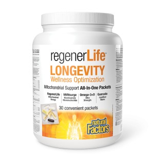 RеgenerLife Longevity 30 пакетчета | Natural Factors