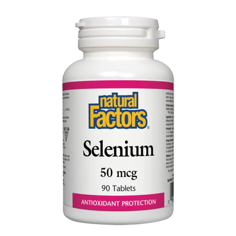 Selenium 50 мкг 90 таблетки | Natural Factors Selenium 50 мкг 90 таблетки | Natural Factors
