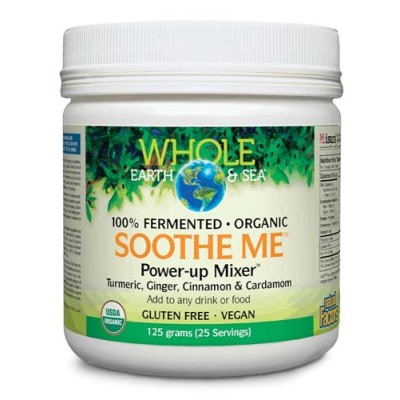 Soothe Me Power-Up Mixer Whole Earth & Sea 125 гр | Natural Factors Мощен антиоксидант Подобрява имунната защита Защитава от сърдечни проблеми Подходящ продукт за вегани Soothe Me Power-Up Mixer Бал Soothe Me Power-Up Mixer Whole Earth & Sea 125 г