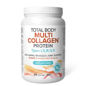 Total Body Multi Collagen Types I, II, III, V, X Unflavoured Powder 267 гр | Natural Factors