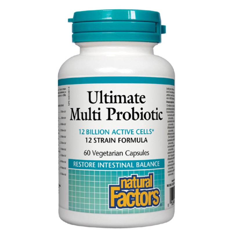 Ultimate Probiotic 12 щама 60 веге капсули | Natural Factors