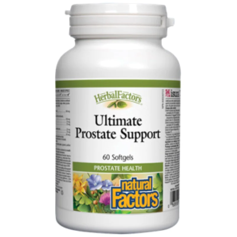 ULTIMATE Prostate Support 410 мг 60 гел-капсули | Natural Factors Подобрява състоянието на простатната жлеза Превантивна здравна помощ за заболявания на простатата Поддържа функциите на пикочната система Н ULTIMATE Prostate Support 410 мг 60 гел-капсули |