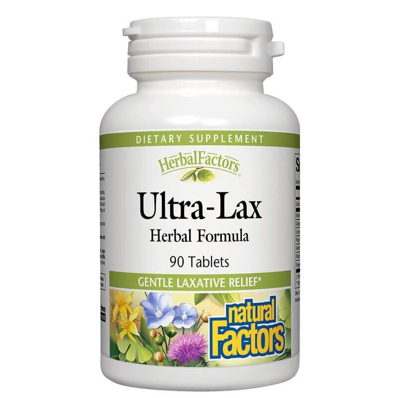 Ultra-Lax Herbal Formula 90 таблетки | Natural Factors