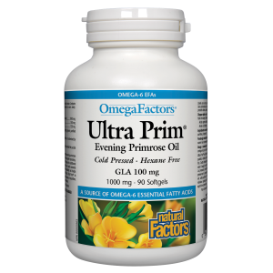 Ultra Prim Evening Primrose Oil 1000 мг 90 гел-капсули | Natural Factors