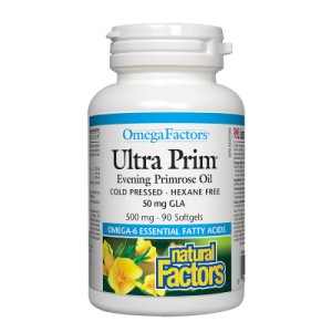 Ultra Prim Evening Primrose Oil 500 мг 90 гел-капсули | Natural Factors