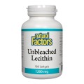 Unbleached Lecithin 1200 мг 180 гел-капсули | Natural Factors