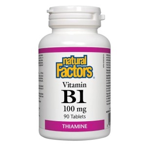 Vitamin B1 100 мг 90 таблетки | Natural Factors Vitamin B1 100 мг 90 таблетки | Natural Factors
