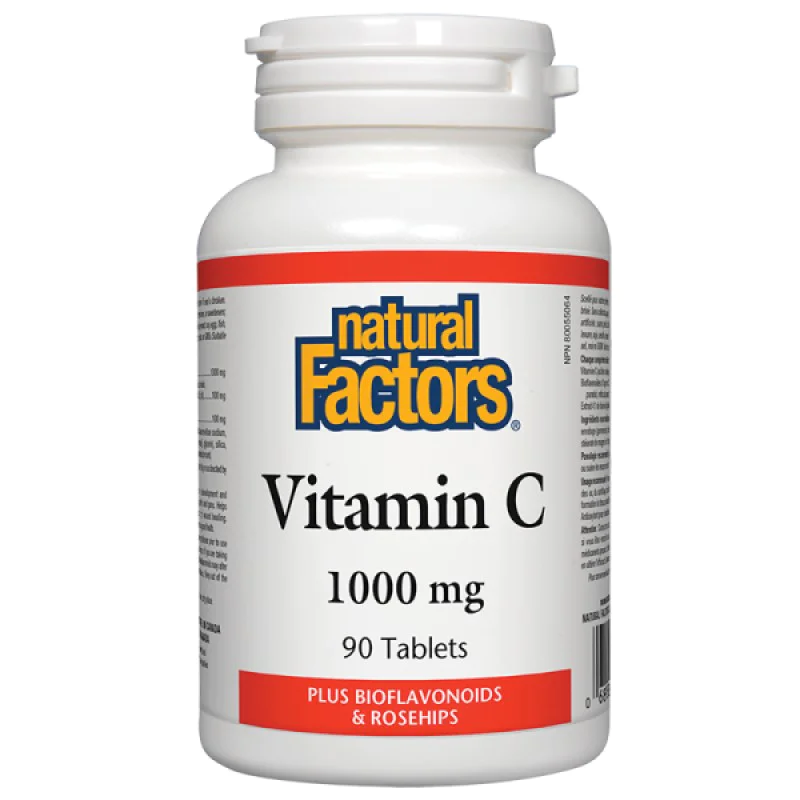 Vitamin C + Bioflavonoids & Rosehips 1000 мг 90 таблетки | Natural Factors