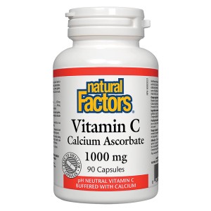 Vitamin C (Calcium Ascorbate) 1000 мг 90 капсули | Natural Factors