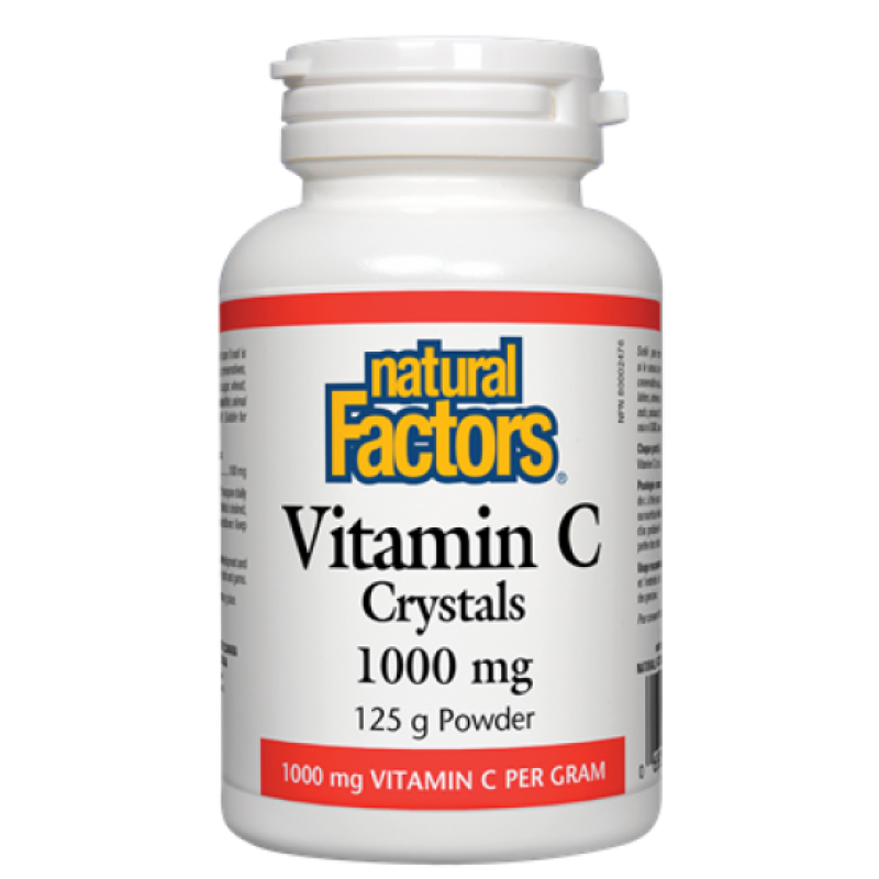 Vitamin C Crystals 1000 mg 125 g I Natural Factors
