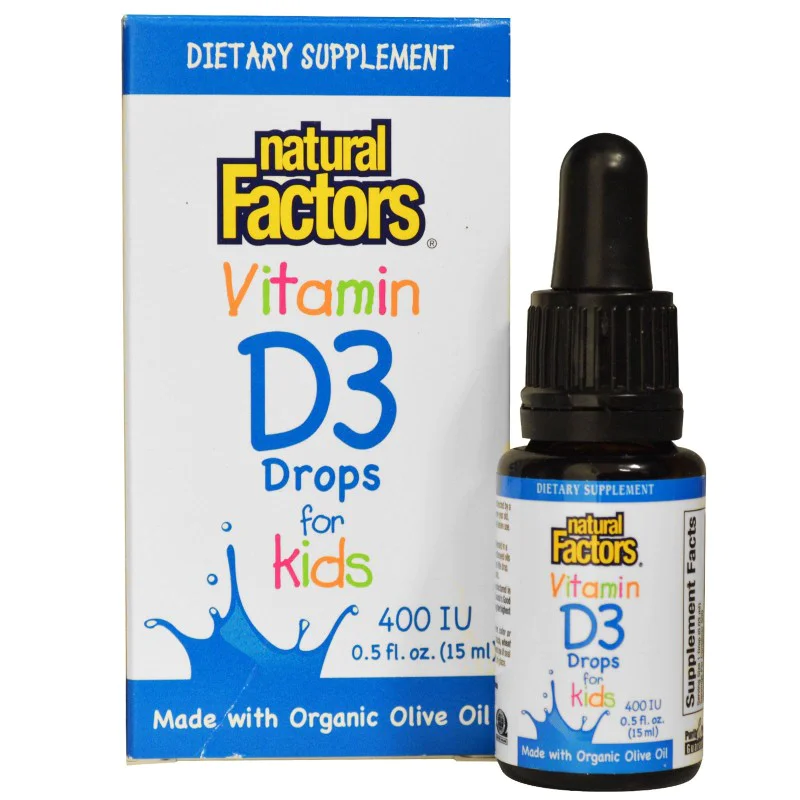 Течен Витамин D3 400 за деца 15 мл Natural Factors Течен Витамин D3 400 за деца 15 мл I Natural FactorsЗа доброто развитие на костната система на Вашето дете
Гаранция за осигуряване на достатъчно Витамин Д за бебето
Предотвратява развитието на Течен Витамин D3 400 за деца 15 мл I Natural Factors За доброто развитие на костната система на Вашето дете Гаранция за осигуряване на достатъчно Витамин Д за бебето Предотвратява развитието на рахит Подпо Течен Витамин D3 400 за деца 15 мл I Natural Fact