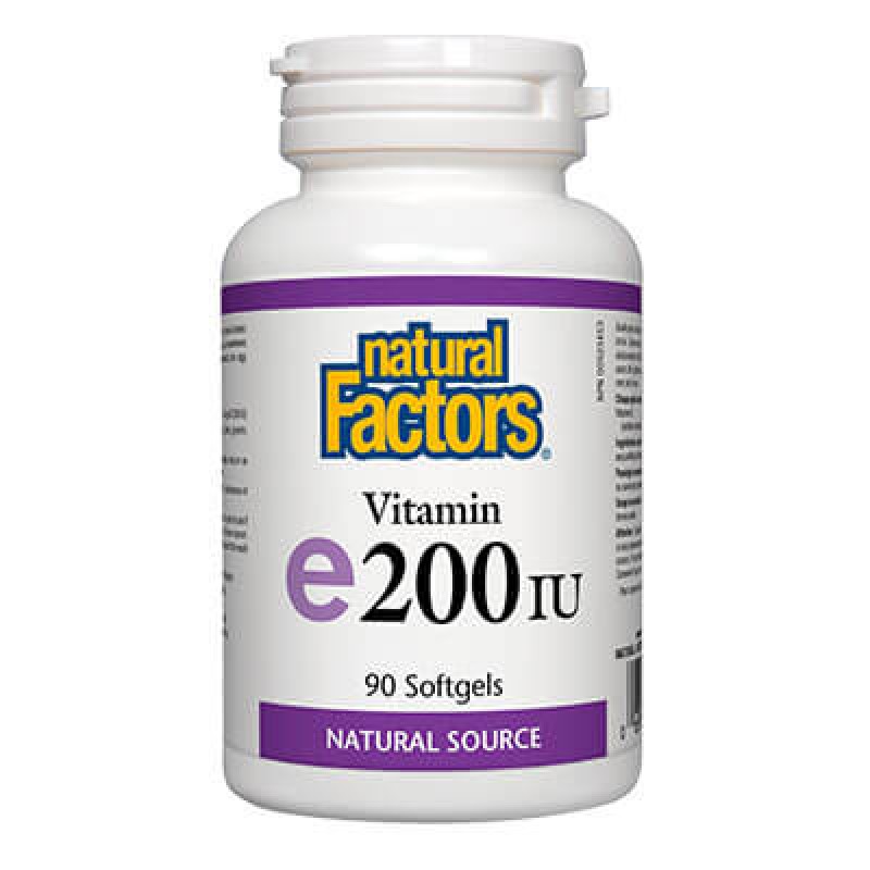Vitamin E 200 IU 90 гел-капсули | Natural Factors