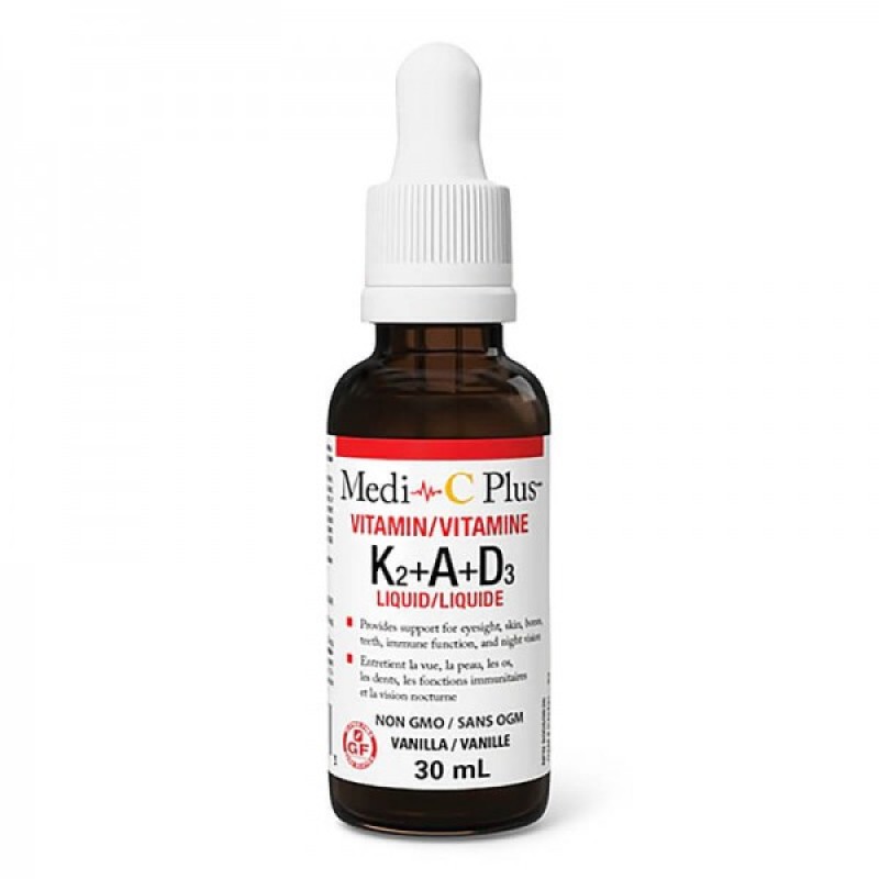 Vitamin K2 + A + D3 Liquid 30 мл | Natural Factors