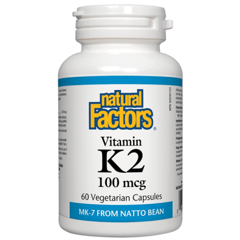 Vitamin K2 100 мкг 60 веге капсули | Natural Factors
