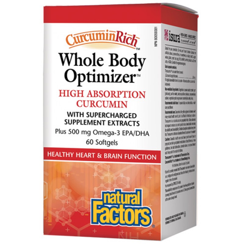 Whole Body Optimizer 2117 mg 60 softgels | Natural Factors
