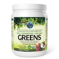 Whole Earth & Sea 100% Fermented Organic Greens Tropical Flavour Powder 405 гр | Natural Factors