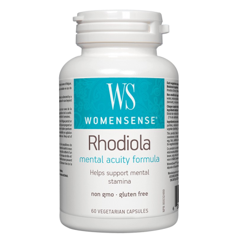 WomenSense Rhodiola 500 мг 60 веге капсули | Natural Factors