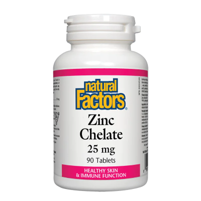 Zinc Chelate 25 мг 90 таблетки | Natural Factors Zinc Chelate 25 мг 90 таблетки | Natural Factors