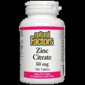 Zinc Citrate 50 мг 90 таблетки | Natural Factors