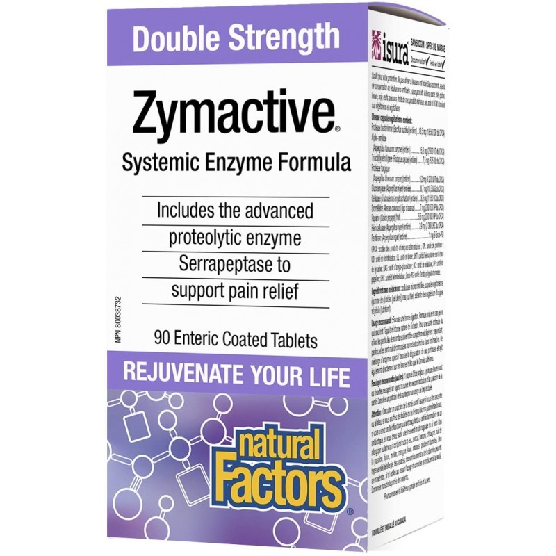 Zymactive Systemic Enzyme Formula 90 таблетки | Natural Factors