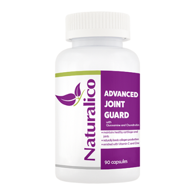 Advanced Joint Guard 90 капсули I Naturalico Снема болката  Повишава гъвкавостта на ставите Подобрява качеството на живот Против ставни деформации Повишава здравината на костите Добавка за стави Advanced Joint Guard 90 капсули I Naturalico Снема болката  