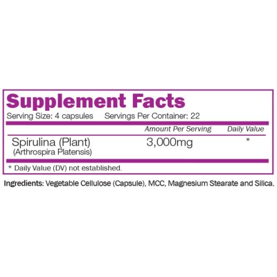 Organic Spirulina 90 капсули | Naturalico Мощен антиоксидант Забавя процесите на стареене Регулира телесното тегло Спомага обмяната на веществата Има функция на имуностимулатор Понижава нивото на хол Organic Spirulina 90 капсули | Naturalico Мощен антиокс