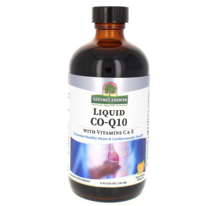 Liquid Co-Q10 With Vitamin C & E 240 мл | Nature's Answer