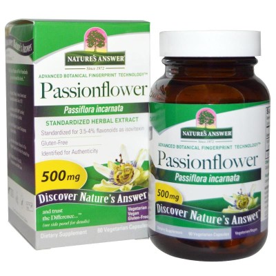 Passionflower 500 mg 60 Veggie Capsules I Natures Answer Passionflower 500 mg 60 Veggie Capsules I Nature`s AnswerЕфикасно отстранява болката
Има успокояващо въздействие върху нервната система
При нарушения на съня
Притежава противоспазматичн Passionflower 500 mg 60 Veggie Capsules I Nature`s Answer Ефикасно отстранява болката Има успокояващо въздействие върху нервната система При нарушения на съня Притежава противоспазматично действие Пасиф Passionflower 500 mg 60 Veggie Capsules I Nature`s A