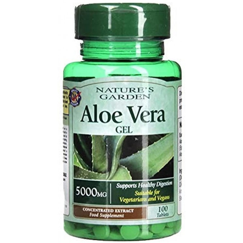 Aloe Vera Gel 5000 мг 100 таблетки | Nature's Garden