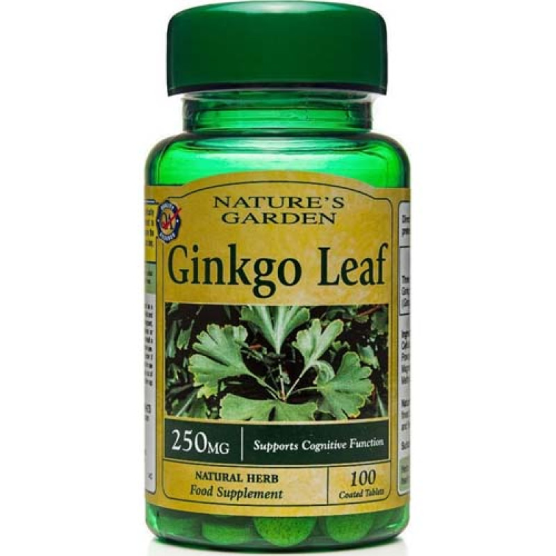 Ginkgo Leaf 250 мг 100 таблетки | Nature's Garden