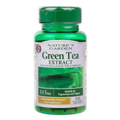 Green Tea Extract 315 мг 100 таблетки | Natures Garden Стимулира загубата на тегло Мощен антиоксидант Грижи се за здравето на кожата Регулира нивата на лошия холестерол в организма Екстракт от Зеле Green Tea Extract 315 мг 100 таблетки | Natures Garden Ст