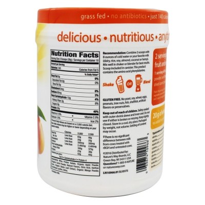 Alive Whey Protein 100 % Isolate Mango Creme 380 гр | Natures Way Укрепва имунната система и вътрешните органи Увеличава физическата сила и издръжливостта Бори се с катаболизма Усилва процесите на ана Alive Whey Protein 100 % Isolate Mango Creme 380 гр | 