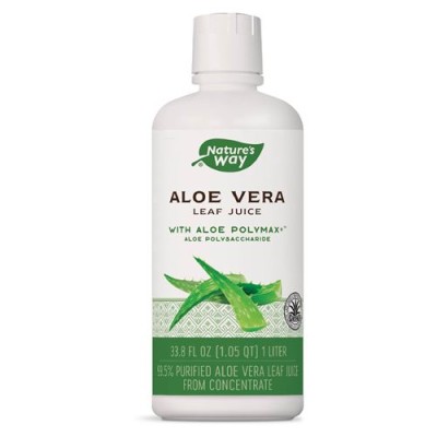 Aloe Vera Leaf Juice 1000 мл | Natures Way Поддържа хидратацията на тялото Помага за детоксикация Поддържа здравето на храносмилателната система Алое Вера Сок от Листа 1000 мл на топ цена от Nature Aloe Vera Leaf Juice 1000 мл | Natures Way Поддърж