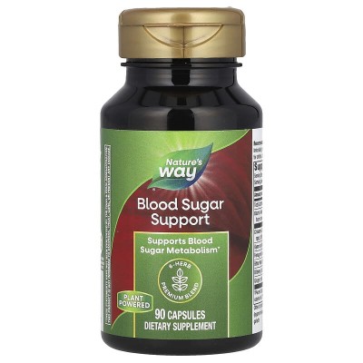 Blood Sugar 90 капсули | Natures Way Подпомага функциите на панкреаса Увеличава проницаемостта на клетките за инсулин Регулира инсулинопроизводството на организма Стимулира функциите на ензимите Blood Sugar 90 капсули | Natures Way Подпомага функциите на 