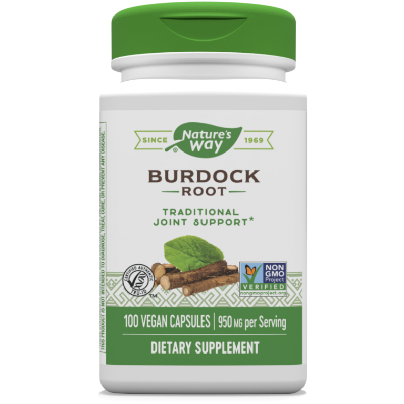 Burdock Root 475 мг 100 веган капсули | Nature's Way