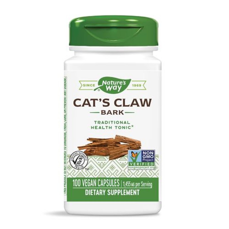 Cat's Claw (Bark) 485 мг 100 веган капсули | Nature's Way