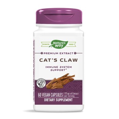 Cats Claw 60 веган капсули | Natures Way Стимулира имунната система Ефективно противовъзпалително средство Мощен антиоксидант Увеличава активността на белите кръвни клетки Котешки Нокът Капсул Cats Claw 60 веган капсули | Natures Way Стимулира имунната си