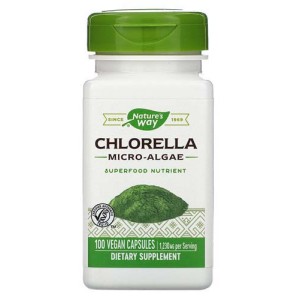 Chlorella Micro-Algae 410 мг 100 веган капсули | Nature's Way Chlorella Micro-Algae 410 мг 100 веган капсули | Nature's Way