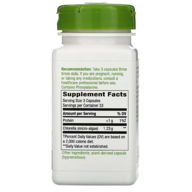 Chlorella Micro-Algae 410 мг 100 веган капсули | Natures Way Chlorella Micro-Algae 410 мг 100 веган капсули | Natures WayОсигурява на тялото хранителни вещества
Укрепва имунната система и се бори с възпаленията
Нормализира нивото на холестерол Chlorella Micro-Algae 410 мг 100 веган капсули | Natures Way Осигурява на тялото хранителни вещества Укрепва имунната система и се бори с възпаленията Нормализира нивото на холестерол в кръвта Очиства Chlorella Micro-Algae 410 мг 100 веган капсули | Natur