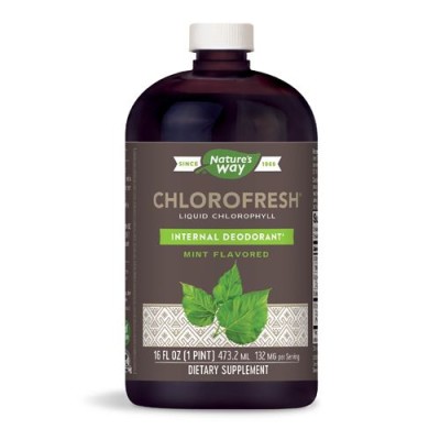 Chlorofresh Liquid Chlorophyll (Mint Flavored) 473 мл | Natures Way Премахва лошата миризма За детоксикация на кръвта и червата Предпазва от развитие на рак Хлорофреш Течен Хлорофил Комплекс (Мента) е Chlorofresh Liquid Chlorophyll (Mint Flavored) 473 мл 