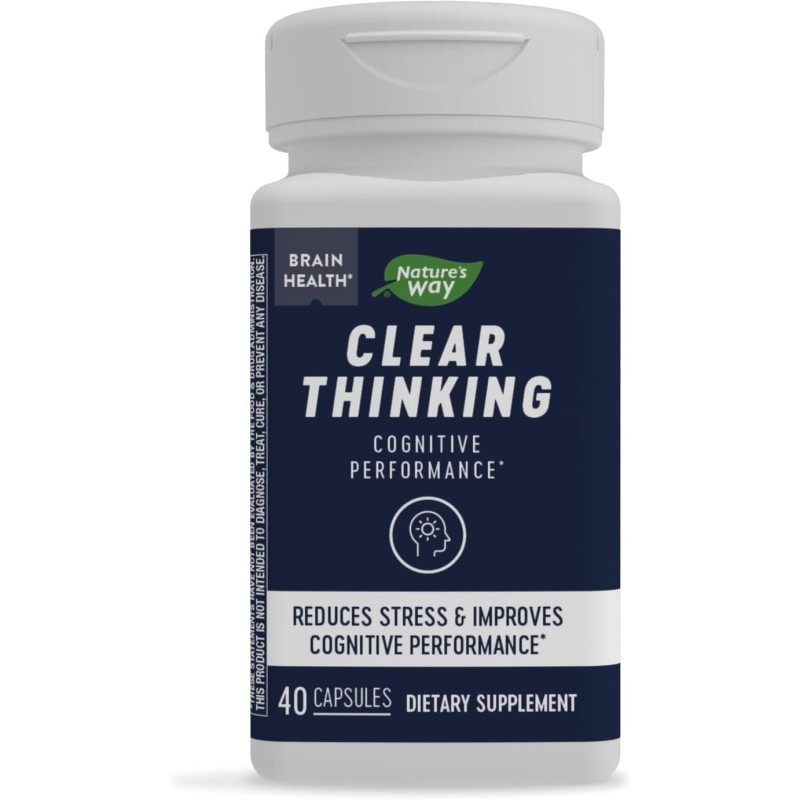Clear Thinking 40 капсули | Nature's Way Clear Thinking 40 капсули | Nature's Way