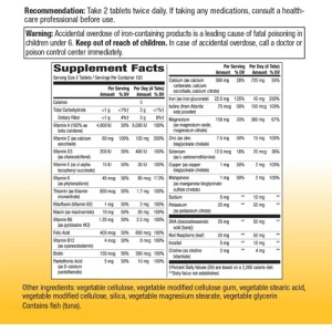 Completia Prenatal Multi-Vitamin With Iron 240 таблетки | Nature's Way