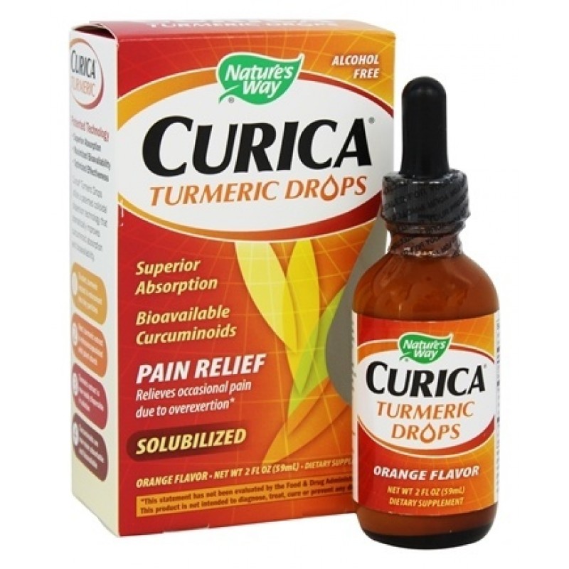 CURICA Turmeric (Куркума Капки) 150 мг 59 мл | Nature's Way