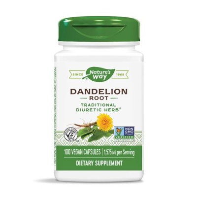 Dandelion Root 525 мг 100 веган капсули | Natures Way Подобрява имунната функция на организма Благоприятства храносмилането и здравето на стомаха Богато съдържание на витамини Корен от Глухарче на кап Dandelion Root 525 мг 100 веган капсули | Natures Way 