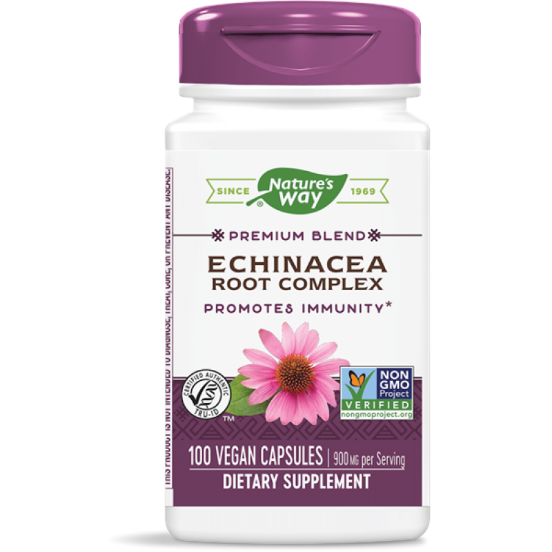 Echinacea Root Complex 450 мг 100 веган капсули | Nature's Way