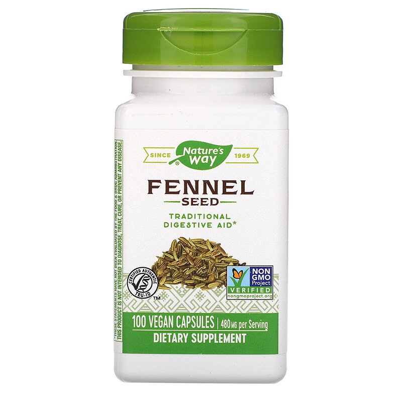 Копър (семена) 480 мг 100 веган капсули | Nature's Way